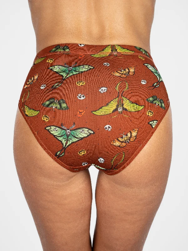 AiraModal™ Morbid Moths High-Rise Brief