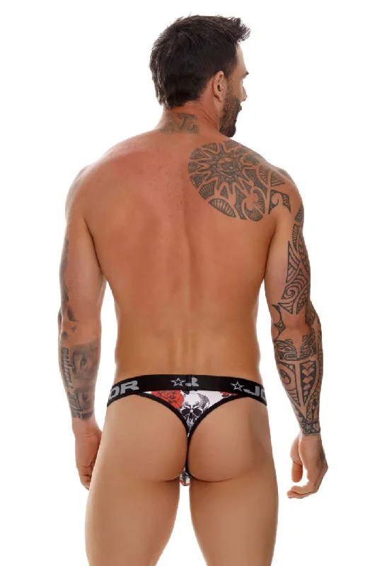 JOR 1661 Jalisco Thongs Skulls & Roses Printed