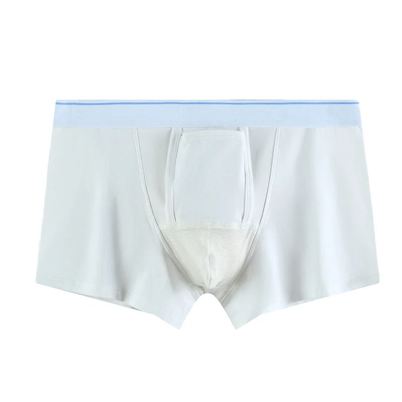 Pure Cotton Breathable Scrotal Support Design Men’s Underwear