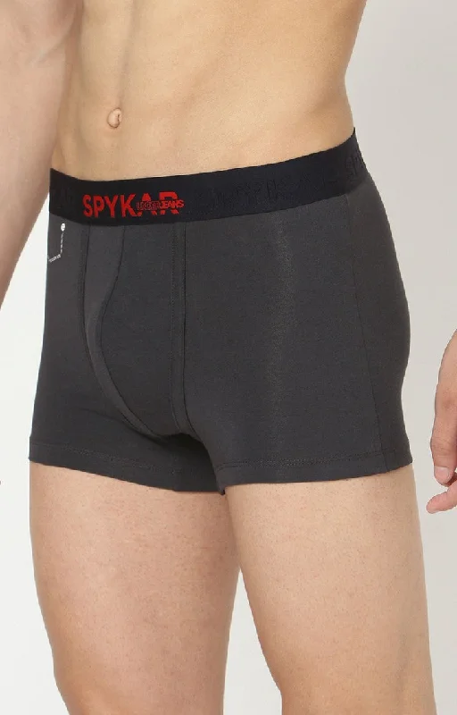 Underjeans by Spykar Men Premium Grey Cotton Blend Trunk